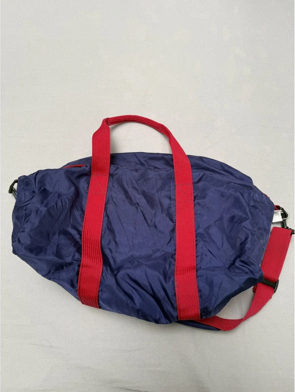 Vintage 80s NikeDuffle Bag Duel Handles / Shoulder Red Blue